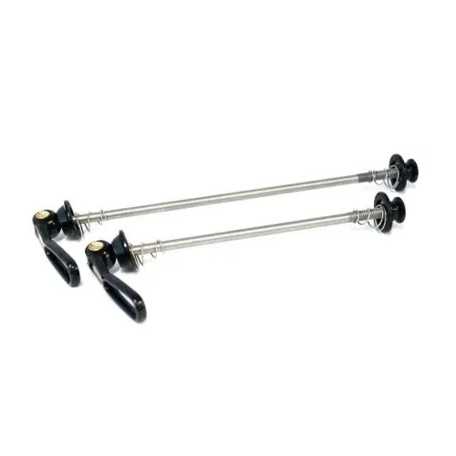 Road Front & Rear QR Skewer Set - Titanium Black