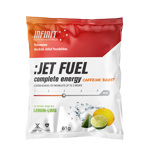 INFINIT NUTRITION Jet Fuel Lemon Lime with Caffeine Sports Hydration Drink Mix - 1.33kg