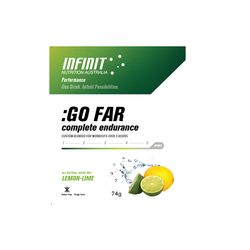 INFINIT NUTRITION Go Far Lemon Lime Sports Hydration - 10 Pack