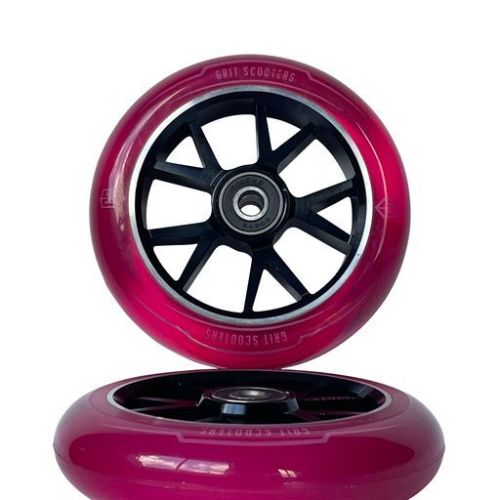 Grit Black/Trans Pink Wheels - 110MM