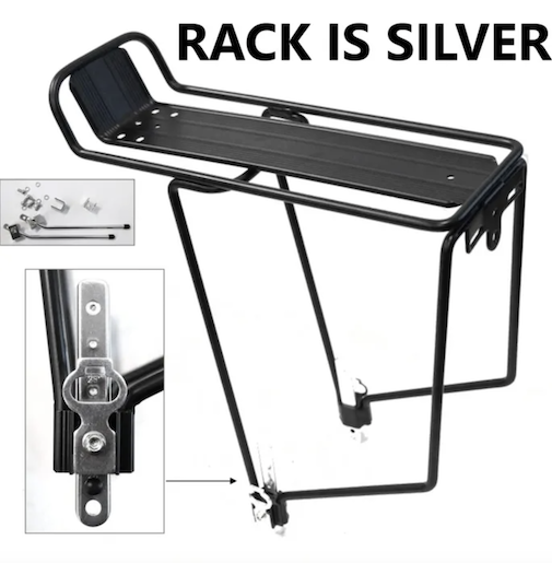 Silver Pannier Rack