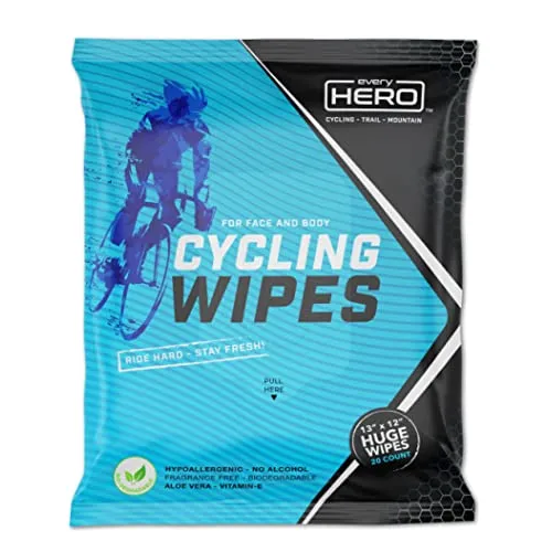 Cycling Wipes - 20 Pack