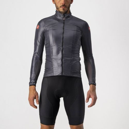 Castelli Aria Shell Cycling Jacket - Dark Gray