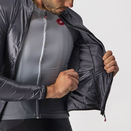 Castelli Aria Shell Cycling Jacket - Dark Gray