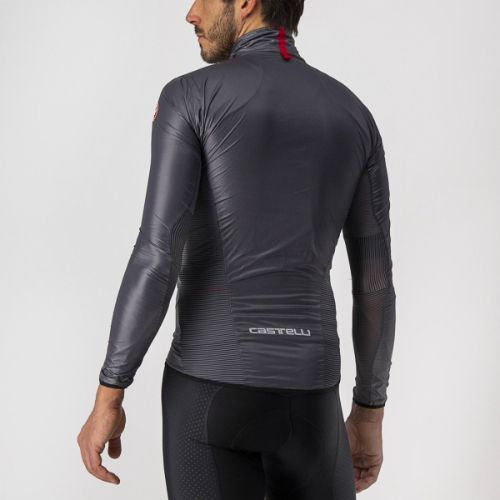 Castelli Aria Shell Cycling Jacket - Dark Gray