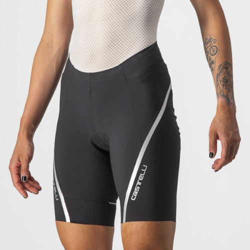 Castelli Women'S Velocissima 3 Bike Shorts - Black/Silver