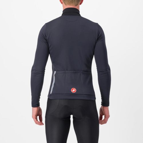Castelli Entrata Thermal Jersey - Black/Red