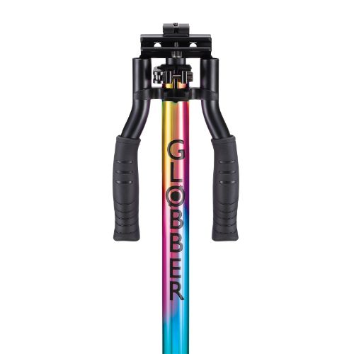 Globber Flow Element Lights Scooter - Neochrome + Black Deck