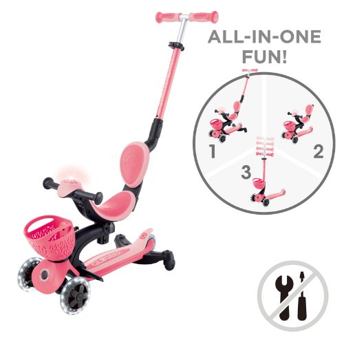 Globber Go Up Baby Lights 360° Scooter