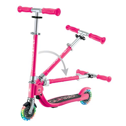 Globber Flow Foldable Junior Scooter With Lights