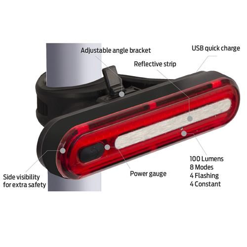 Usb Alien 2 240/100 Lumens Bike Light Set