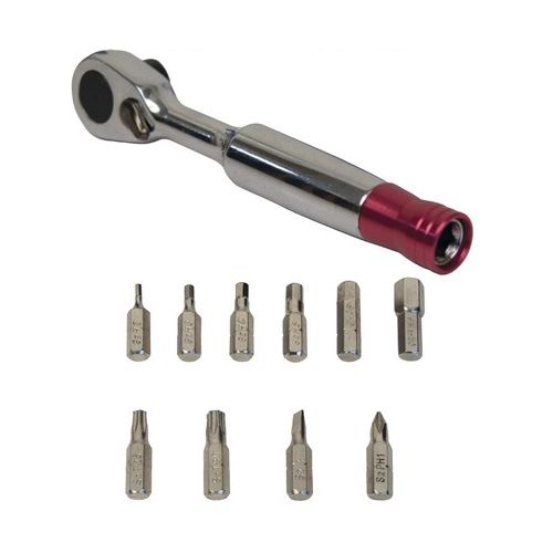 Alloy Ratchet 10 Bit Tool Set