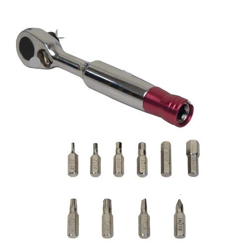 Alloy Ratchet 10 Bit Tool Set