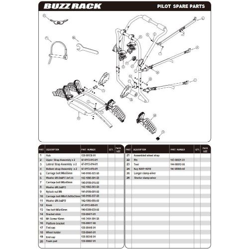 Buzzrack Pilot 2 Bike Platform Trunk Rack - SUPER SALE