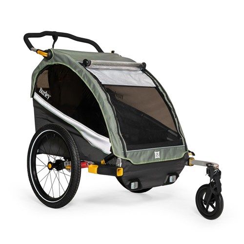 Burley D-Lite X Double Trailer - Green - MEGA DEAL