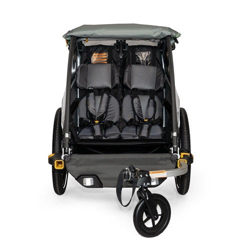 Burley D-Lite X Double Trailer - Green - MEGA DEAL