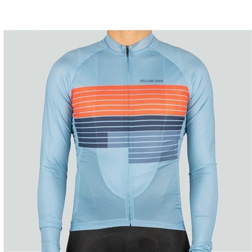 Bellwether Men's Cadence Ice Sol-Air UPF 40+ Long Sleeve Jersey - SUPER SALE