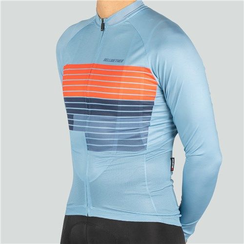 Bellwether Men's Cadence Ice Sol-Air UPF 40+ Long Sleeve Jersey - SUPER SALE