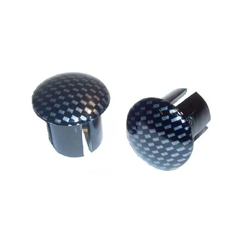 Carbon Look Bar End Plugs