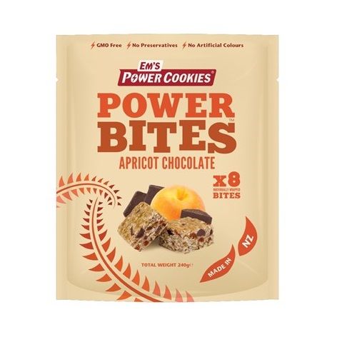 Apricot Chocolate Power Bites - 240g - 8 Pack