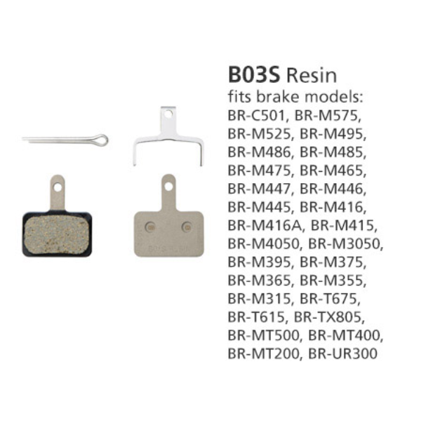 Shimano BR-MT400 Resin Disc Pads