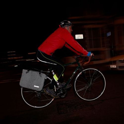 Ortlieb Office-Bag Ql2.1 High Visibility Pannier Bag - Black Reflective