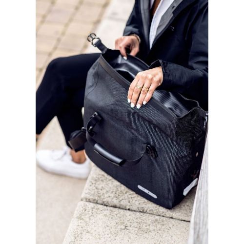 Ortlieb Office-Bag Ql2.1 High Visibility Pannier Bag - Black Reflective
