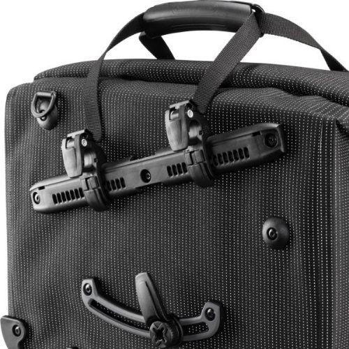 Ortlieb Office-Bag Ql2.1 High Visibility Pannier Bag - Black Reflective