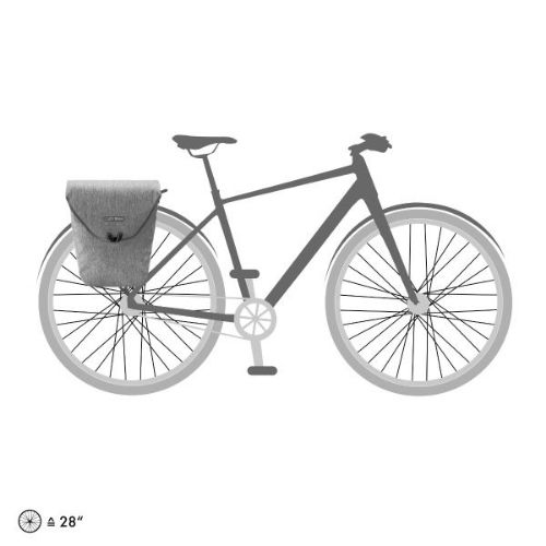 Ortlieb Velo-Shopper Pannier - Cement