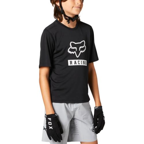 Fox Youth Ranger SS Jersey - Black - CLEARANCE