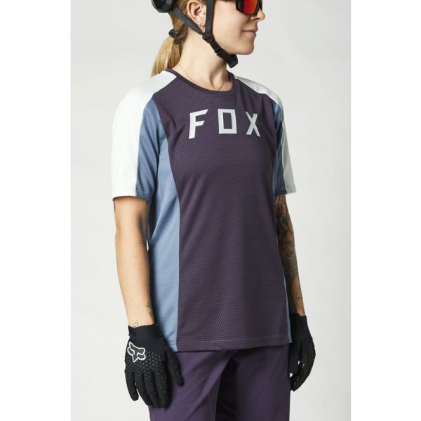 Fox Womens Defend Short Sleeve Jersey - SUPER SALE