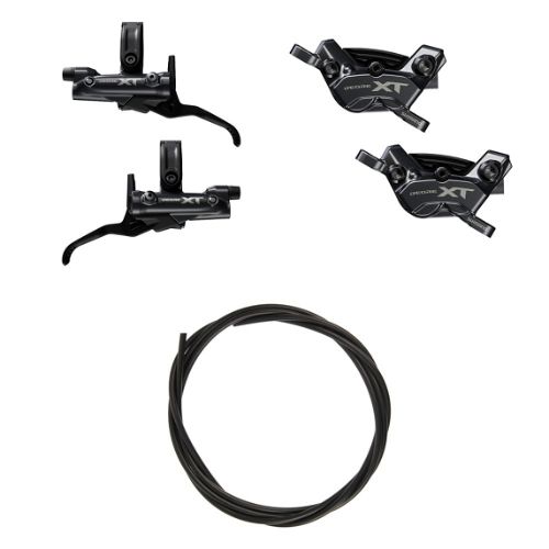 Shimano BR-M8220 Brake Upgrade Kit Xt Trail BL-M8200 R&L / F&R 4-Piston with Low Viscosity Oil