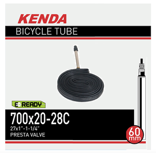 Kenda 700 x 20/28 Tube - FV 60mm - CLEARANCE