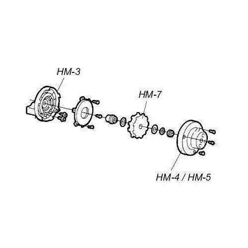 Minoura Alloy Flywheel For Hypermag