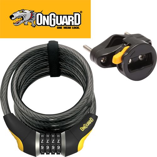 OnGuard Doberman Combo Cable Lock 185cm x 12mm