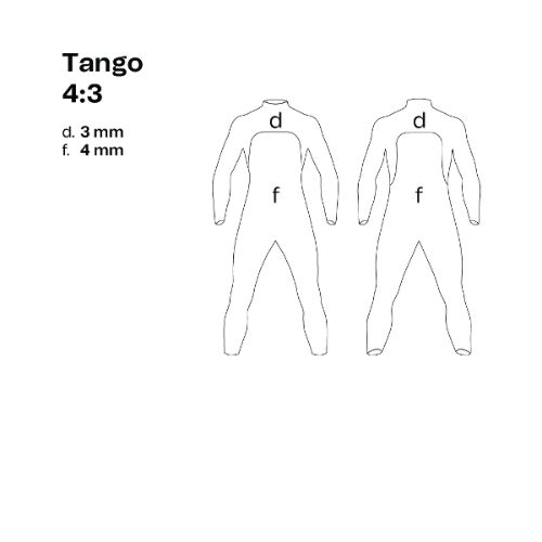 Orca Men's Tango 4:3 Surf Wetsuit - SUPER SALE