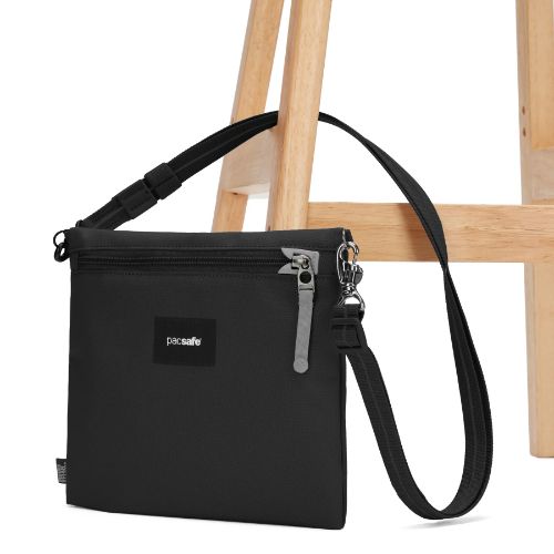 Pacsafe GO Crossbody Pouch - Jet Black
