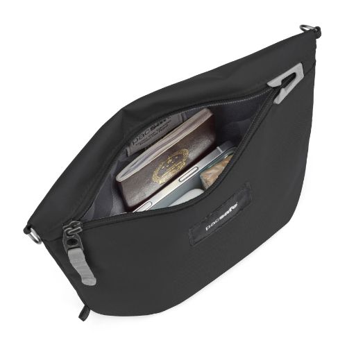Pacsafe GO Crossbody Pouch - Jet Black