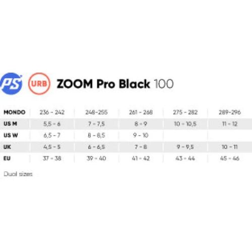 Powerslide Zoom Pro 100 Inline Skates - Size 41-42 EU - CLEARANCE