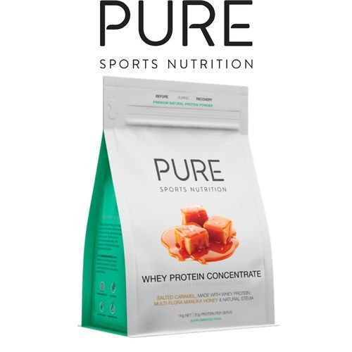 Pure Whey Protein Concentrate - 1kg Salted Caramel - SUPER SALE