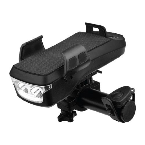 4 In 1 650L Front Light / Phone Mount / Charger / Horn