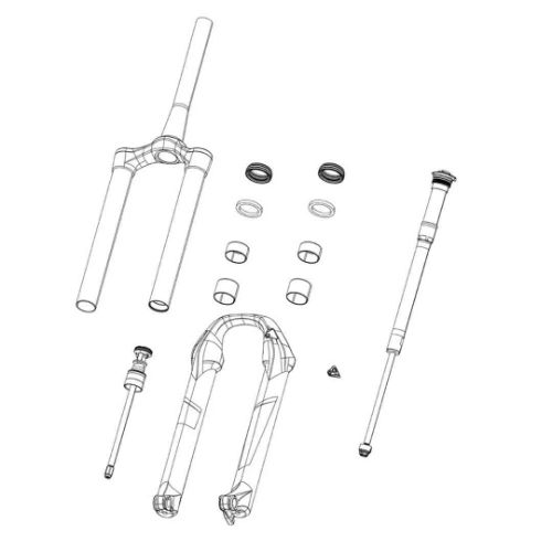 Rockshox Compression Damper Knob Kit- Crown Charger Rc