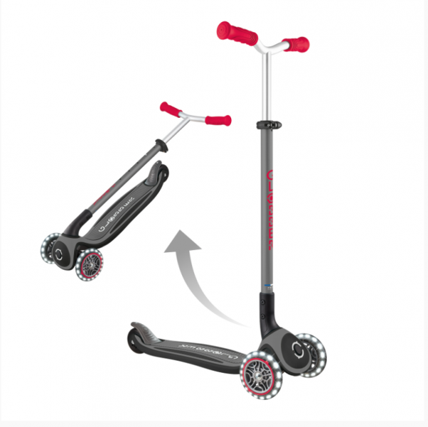 Globber Master Foldable Scooter with Lights