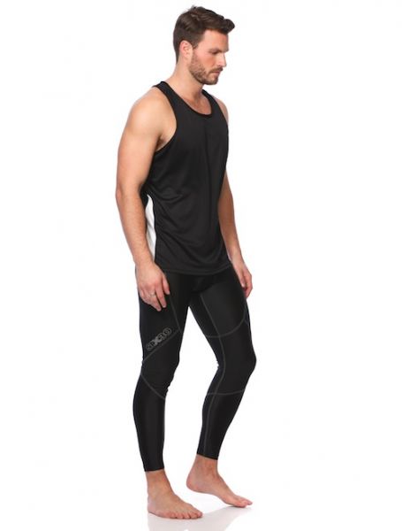 CLEARANCE - SIX30 Men's Running Singlet - Black