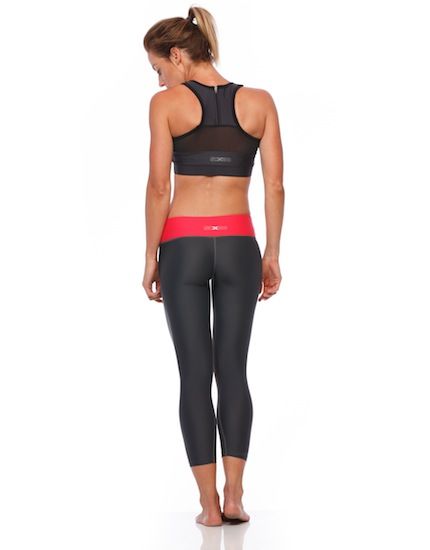 SIX30 Mesh Crop - Charcoal-CLEARANCE