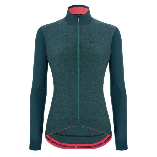 Santini Women's SMS Colore Puro Long Sleeve Cycling Jersey - SUPER SALE