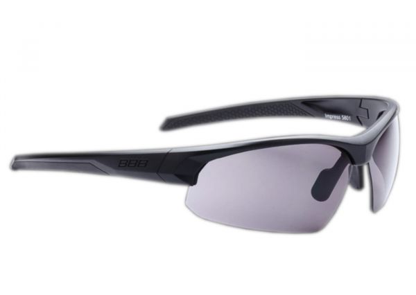 BBB BSG-58-01-Ns Sports Glasses - Impress Matt Black Smoke