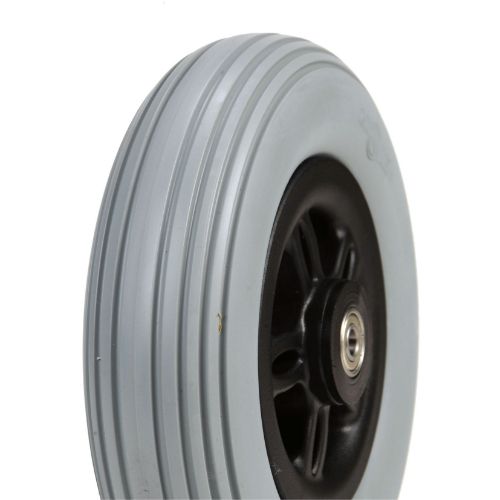 200 X 50 Castor Wheel, Heavy Duty, Ribbed Grey