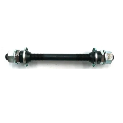 3/8" X 152mm Front Bmx Axle - Black