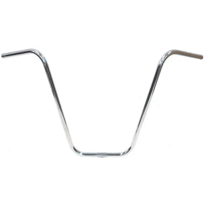 22.2mm Steel Handlebar - 66Cm Wide / 381mm Rise